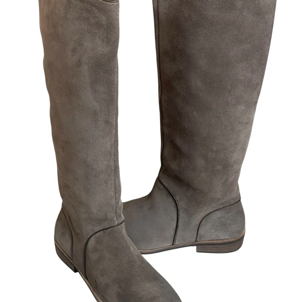 UGG Australia DALEY Gracen Womens tan Suede Comfort Knee High Ride Boots Sz 9.5